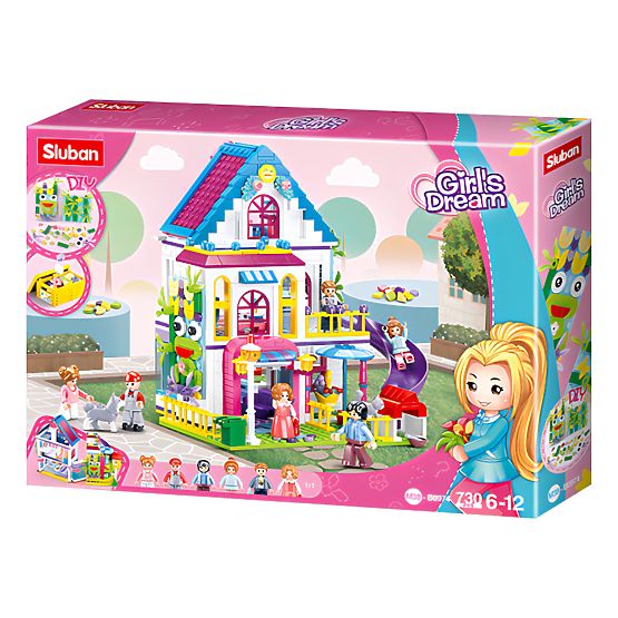 Set de construcție Sluban Girls Dream M38-B0974 - Vilă distractivă
