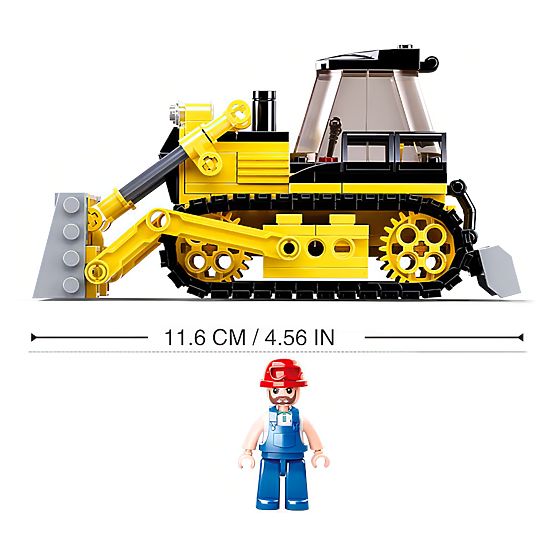 Set de construcție Sluban Town Constructori M38-B0802 - Buldozer