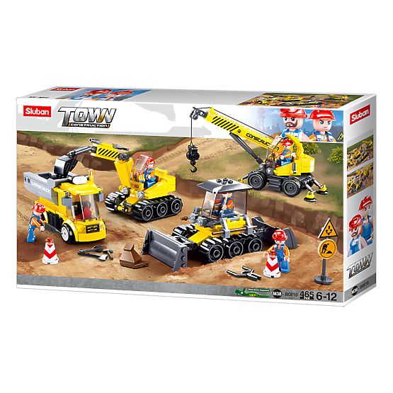 Set de construcție Sluban Town Constructori M38-B0810 - Șantier