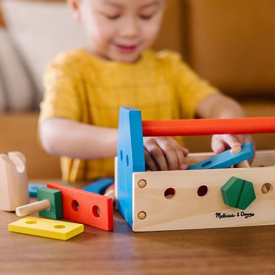 Set de constructii din lemn Melissa & Doug