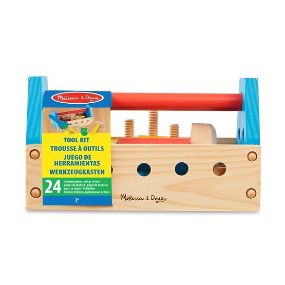 Set de constructii din lemn Melissa & Doug