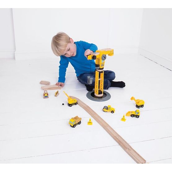 Set de construcții mari cu macara