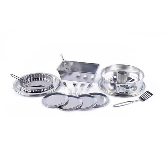 Set de copt cu forme din oțel inoxidabil