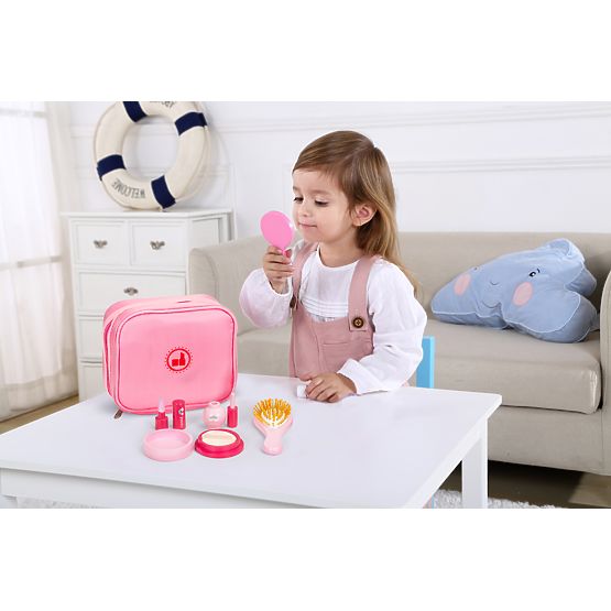 Set de frumusețe trusă cosmetică 6 accesorii cosmetice ECOTOYS