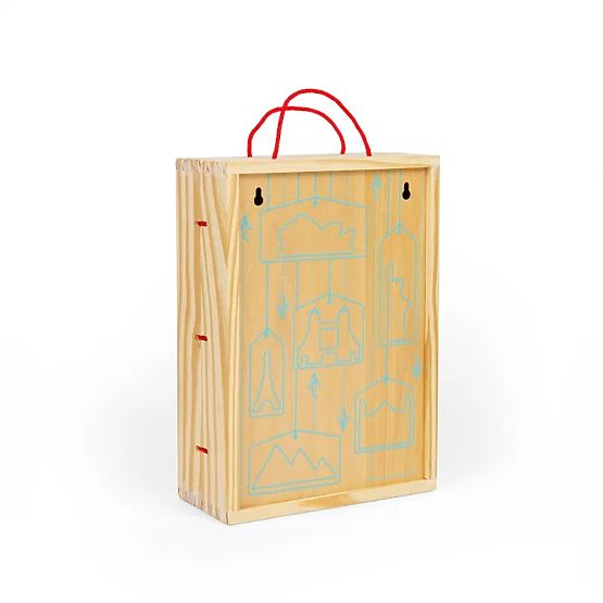 Set de joacă din lemn pentru călători Bigjigs Toys