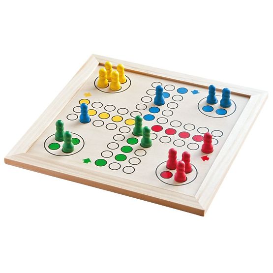 Set de jocuri în cutie de lemn