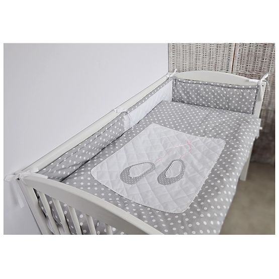 Set de lenjerie de pat din 2 piese cu tema unei balerine