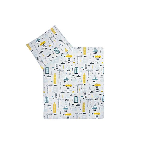 Set lenjerie de pat 135x100 cm City - turcoaz