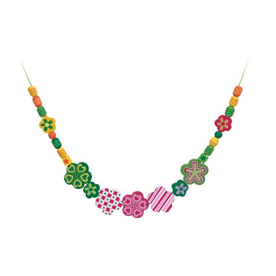Set de mărgele verzi Floricele
