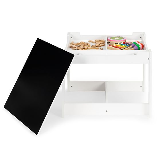 Set de masă și scaune din lemn pentru copii ECOTOYS