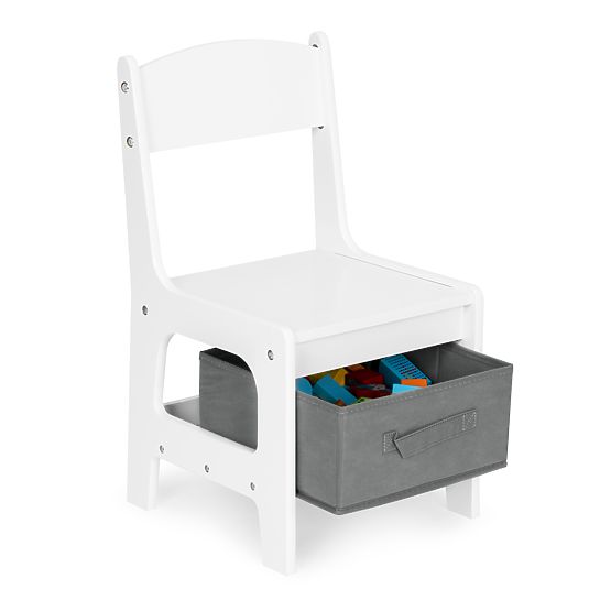 Set de masă și scaune din lemn pentru copii ECOTOYS