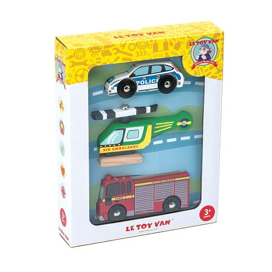 Set de mașinuțe de salvare Le Toy Van