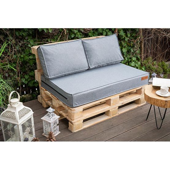 Set de perne pentru mobilier cu paleti - Gri deschis
