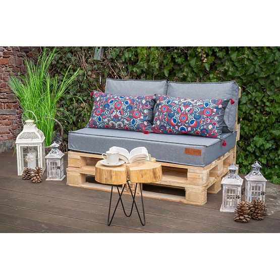 Set de perne pentru mobilier cu paleti - Gri deschis