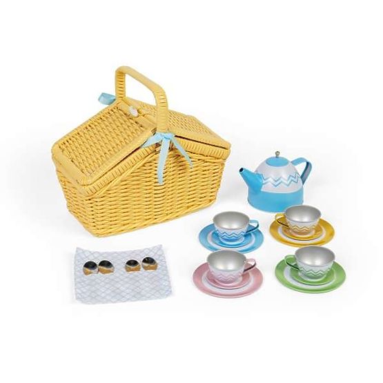 Set de picnic Bigjigs Toys în coș