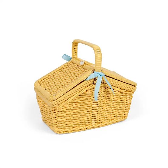 Set de picnic Bigjigs Toys în coș