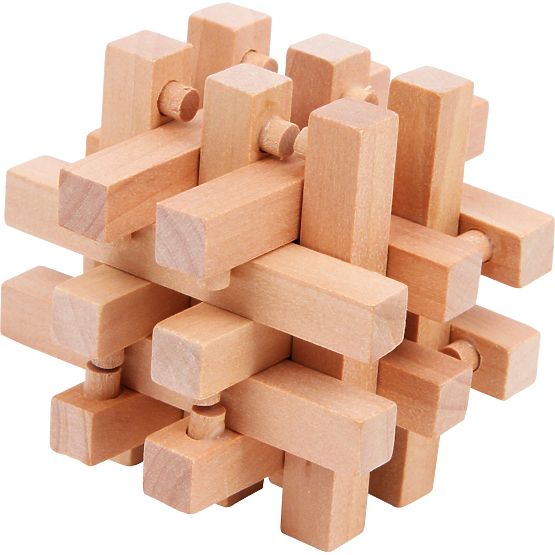 Set de puzzle din lemn Small Foot 4 buc