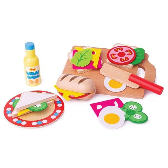 Set de sandvișuri Bigjigs Toys