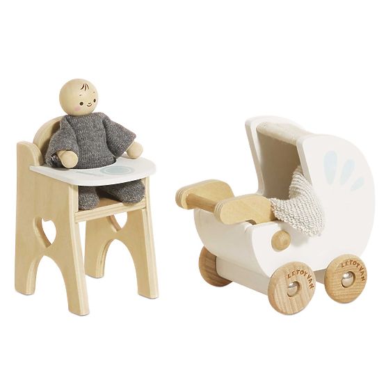 Set Le Toy Van bebeluș cu accesorii design nou