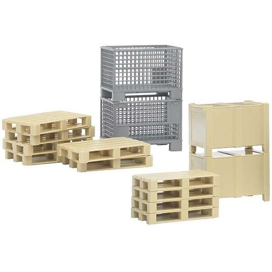 Set logistic Bruder - paleți și lăzi