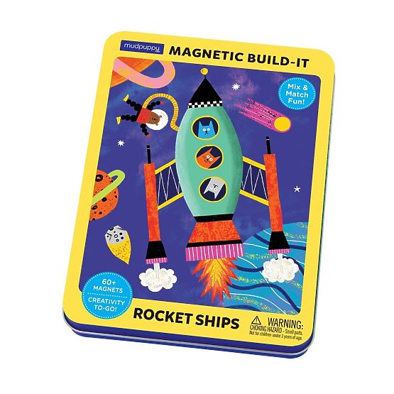 Set magnetic Mudpuppy Construiește-ți o rachetă