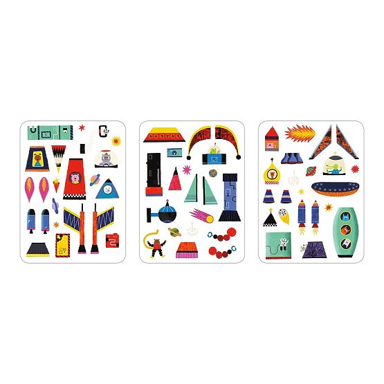 Set magnetic Mudpuppy Construiește-ți o rachetă
