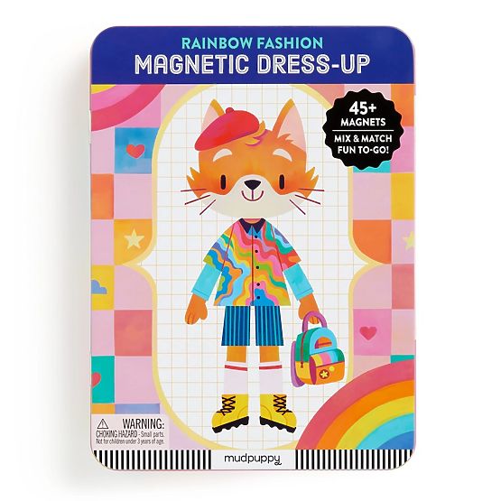 Set magnetic Mudpuppy Îmbrăcatul în culorile curcubeului