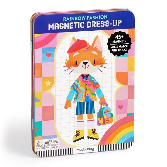 Set magnetic Mudpuppy Îmbrăcatul în culorile curcubeului