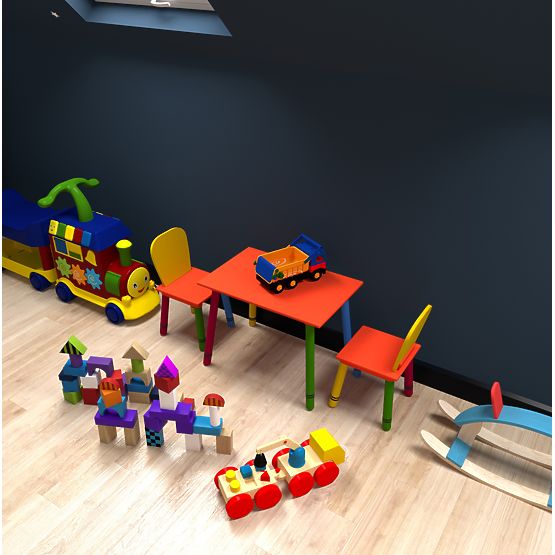 Set masa si scaune - culorile curcubeului