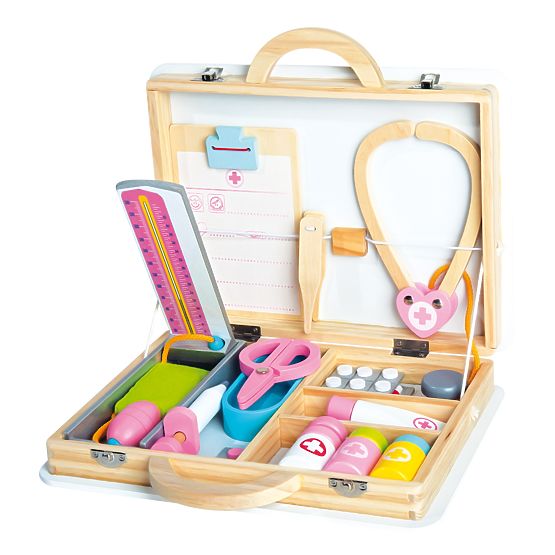 Set medical Bino în valiză de lemn