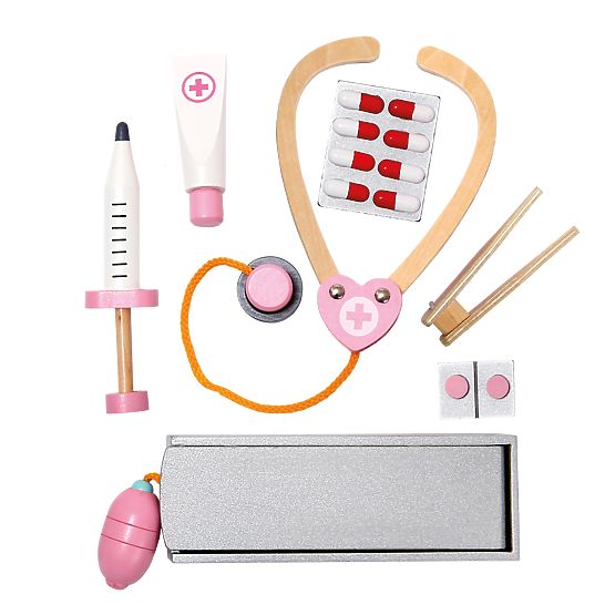 Set medical Bino în valiză de lemn