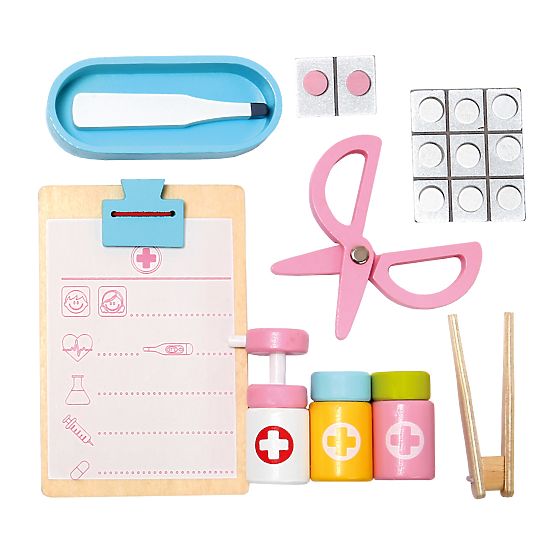 Set medical Bino în valiză de lemn