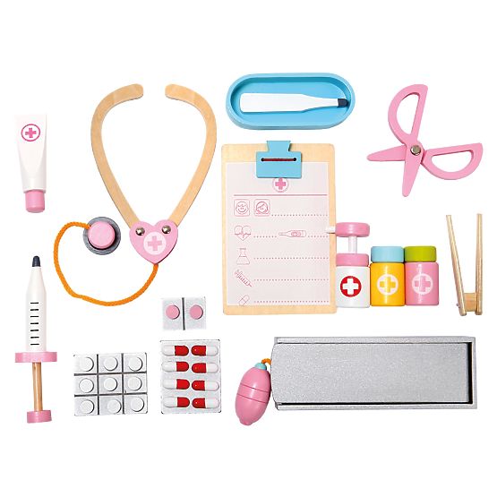 Set medical Bino în valiză de lemn