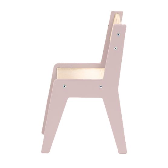 Set pentru copii masă și două scaune cu accesorii - roz