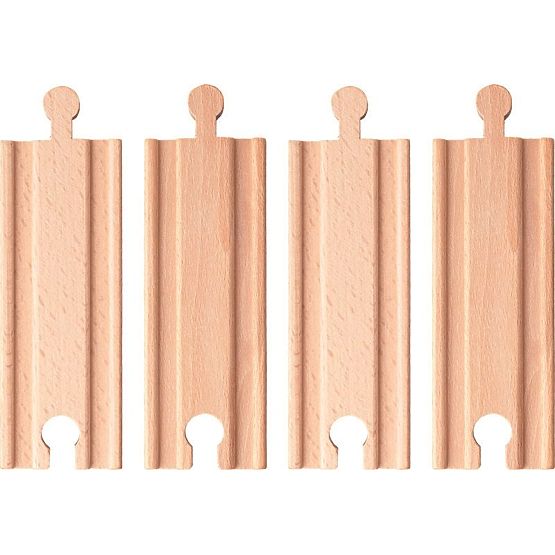 Șine de cale ferată - set de 4 bucăți 11 cm