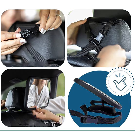 SIPO Oglindă pentru supravegherea copilului în mașină