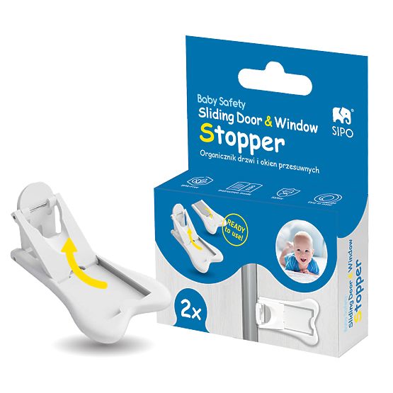 SIPO Sistem de blocare pentru copii pentru usi glisante - 2 buc