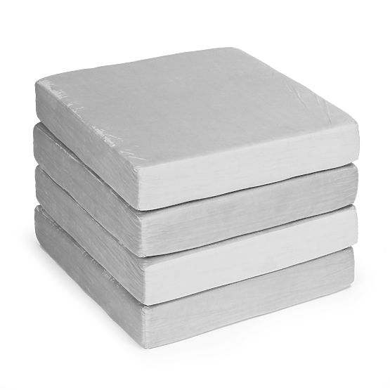 Canapea modulară pliabilă pentru copii mare cu 2 locuri DIY 10 perne moi - gri ECOTOYS