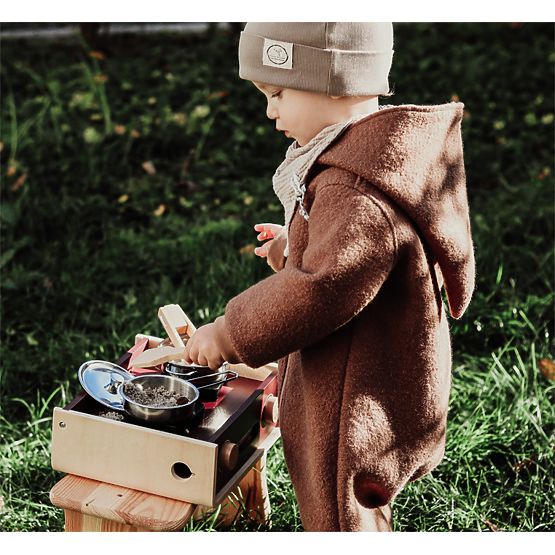 small foot Aragaz de camping din lemn