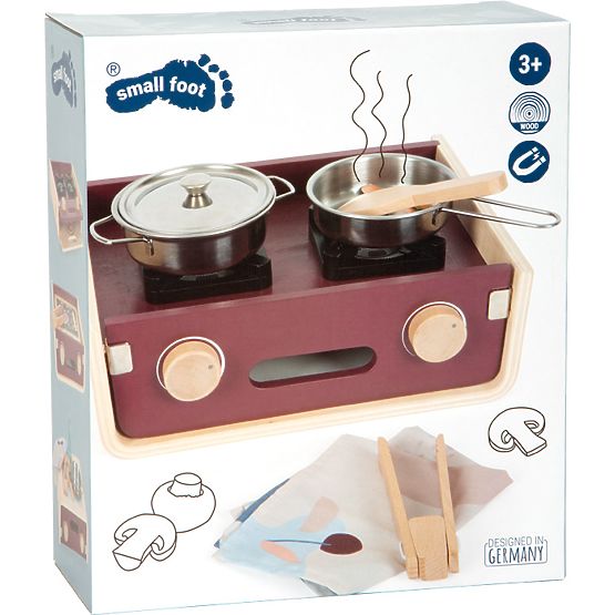 small foot Aragaz de camping din lemn