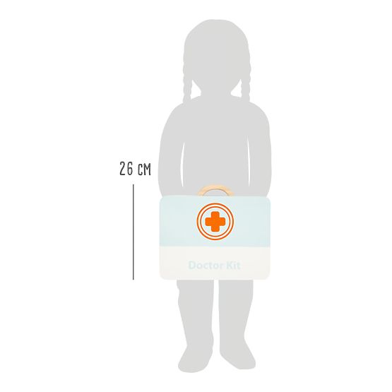 Small Foot Carcasă de medic pentru copii pentru stomatologi mici 2 în 1