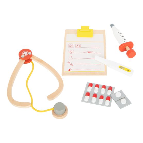 Small Foot Carcasă de medic pentru copii pentru stomatologi mici 2 în 1