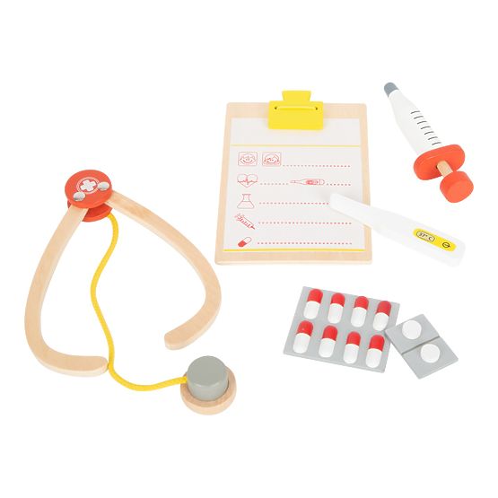 Small Foot Carcasă de medic pentru copii pentru stomatologi mici 2 în 1
