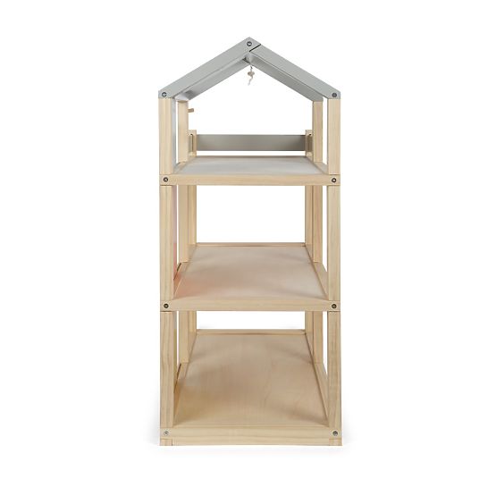 small foot Căsuță pentru păpuși cu mobilier, naturală