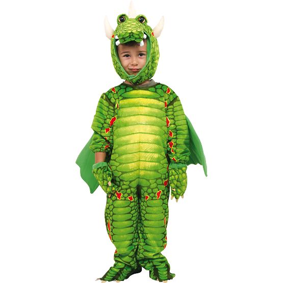 small foot Costum dragon verde
