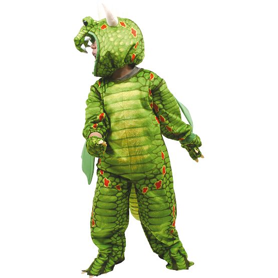 small foot Costum dragon verde
