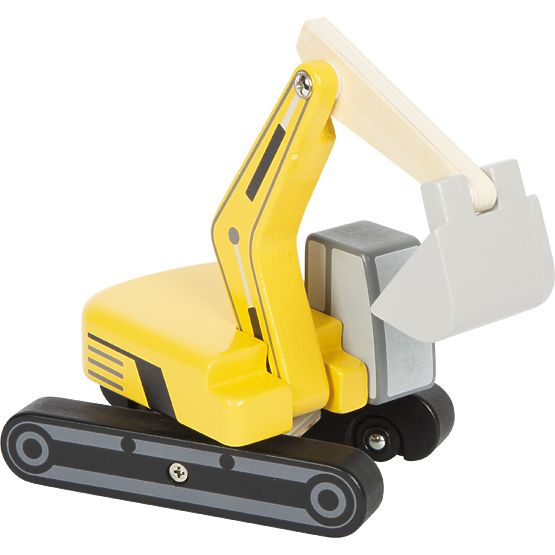 small foot Excavator cu șenile din lemn
