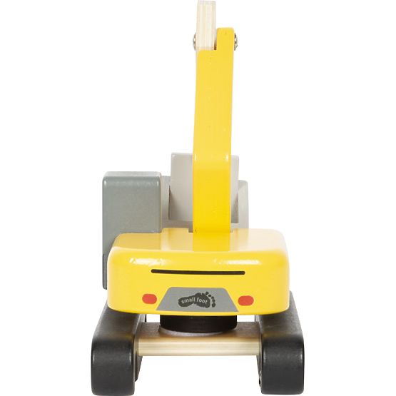 small foot Excavator cu șenile din lemn