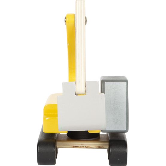 small foot Excavator cu șenile din lemn