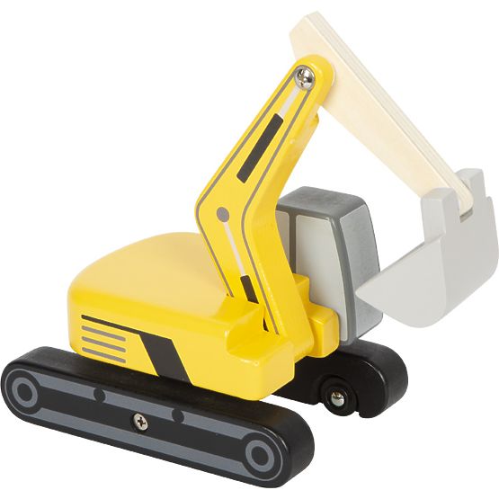 small foot Excavator cu șenile din lemn